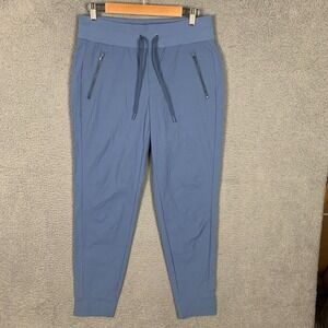 Athleta Trekkie Mid Rise Legacy Jogger Pant Women's Size 10 Tall Blue